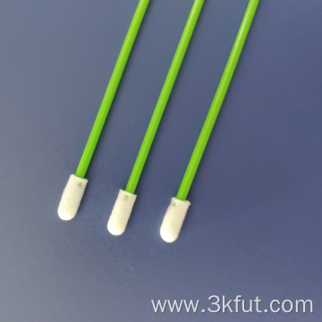 Green Round Head Sample Collecting Foam Swab